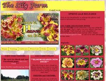 Tablet Screenshot of lilyfarm.com